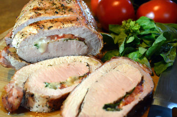 Caprese Stuffed Pork Loin