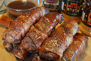 Croix Valley Smoked Bacon Wrapped Ribs