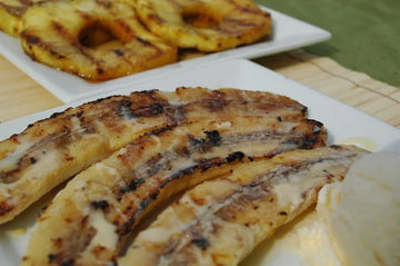 Honey-Glazed Pineapple & Grilled Sweet Bananas