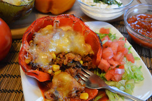 Grilled Mexican Stuffed Peppers