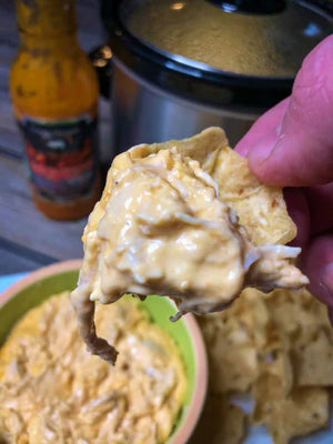 Croix Valley Crock Pot Garlic Buffalo Chicken Dip