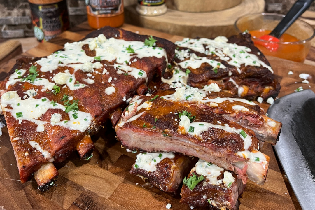 Buffallo Ribs Smoked Buffalo Ribs with Blue Cheese Sauce – Croix Valley Foods