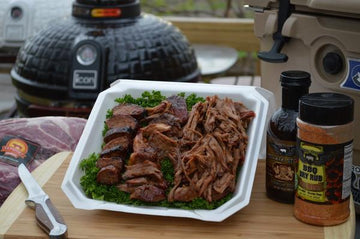 VIDEO: Smoking Competition-style Compart Duroc Pork Shoulder