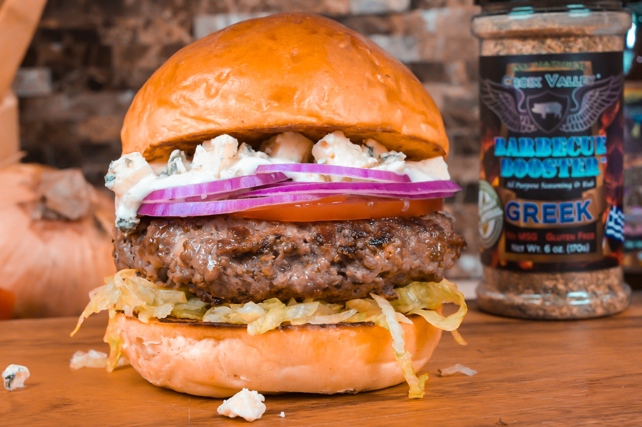 Greek burger sales