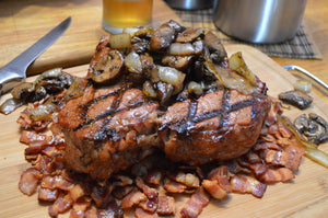Mountain Man Bourbon Porterhouse Steak