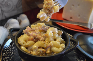Triple Smoked Garlic Chicken Mac and Cheese Recipe