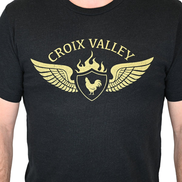Croix Valley Chicken Shirt Black