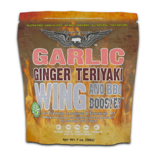 Croix Valley Garlic Ginger Teriyaki Wing and BBQ Booster